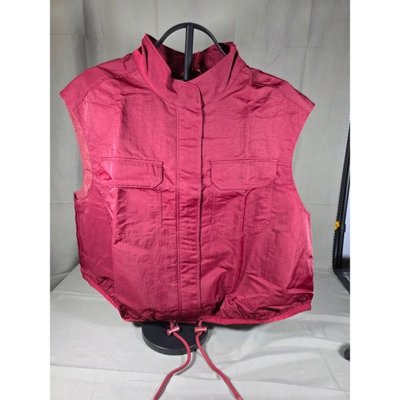 Woolrich Jackets & Blazers - Women's Cropped Utility Vest - Woolrich XL Maroon